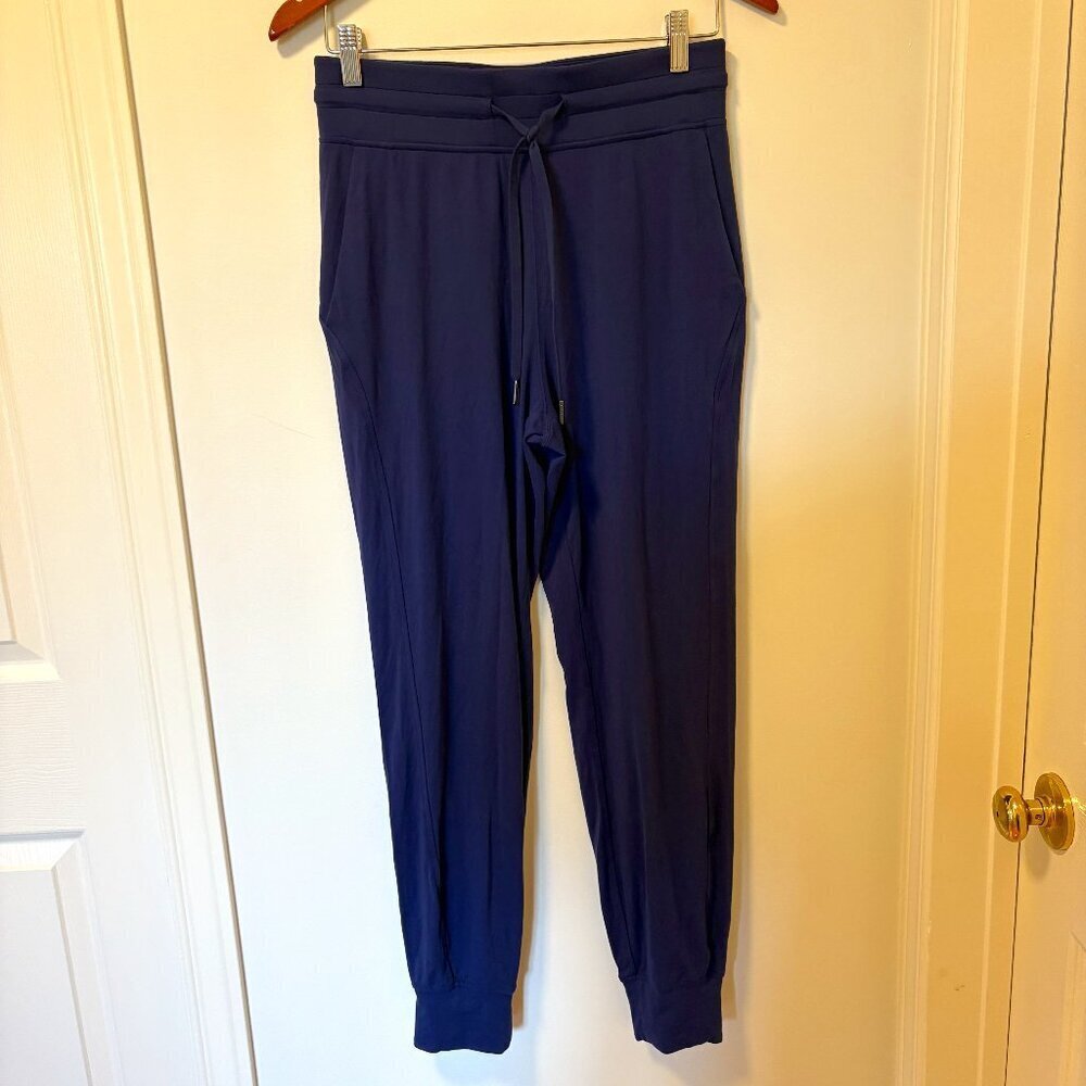 Lululemon Ready to Rulu High-Rise Jogger blue Drawstring, pockets size 6